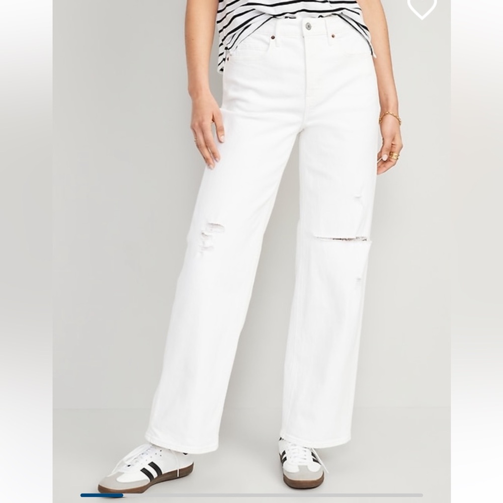 Old Navy sky high white denim size 20